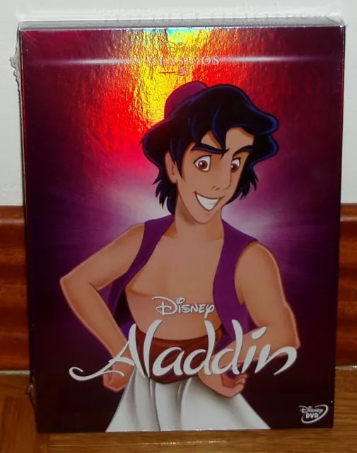 Aladdin Dvd Clasico Disney 31 Nuevo Precintado Animacion Slipcover R2