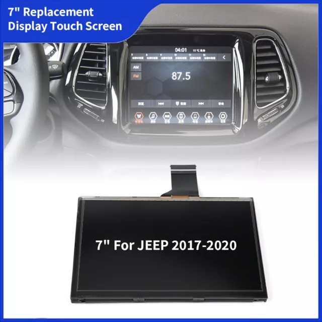 7" LCD Touch Screen Display für 2017-2020 JEEP Compass Uconnect Radio Navigation