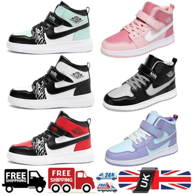 Kids Trainers Boys Girls Running Children Sports Shoes Gym School Sneakers Size