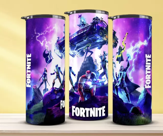 Fortnite Video  Game Tumbler Design 20oz Tumblers Gift For him Her Boy Girl