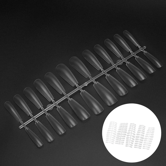 240 pz / scatola unghie artificiali ultra sottili consigli nail art congelati falso TPG