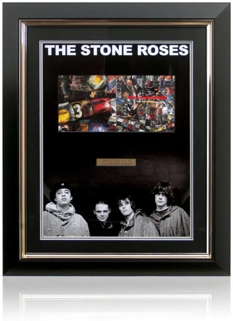 The Stone Roses Hand Signed 'Second Coming' Album Sleeve Presentation AFTAL COA