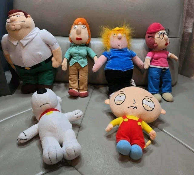 FAMILY GUY PLUSH Soft Toy Meg, Chris, Lois, Peter, Stewie, Brian