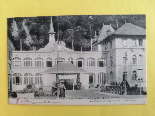 CPA 61 - BAGNOLES DE L'ORNE NORMANDIE La Nouvelle CHAPELLE et les BAINS