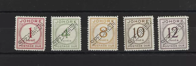 Malaiische Staaten Johor, 1938, 41-55 Spec., ungebraucht