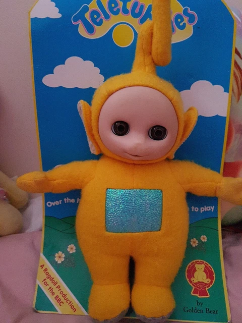 VINTAGE 1996 GOLDEN Bear Original Teletubbies Plush Toy Sleeping Eyes VINTAGE 1996 GOLDEN Bear Original Teletubbies Plush Toy Sleeping Eyes
