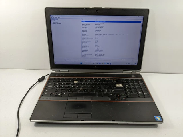 Dell Latitude E6520 Intel Core i5-2520M 8GB 120GB SSD 15.6" - Windows 11 Pro