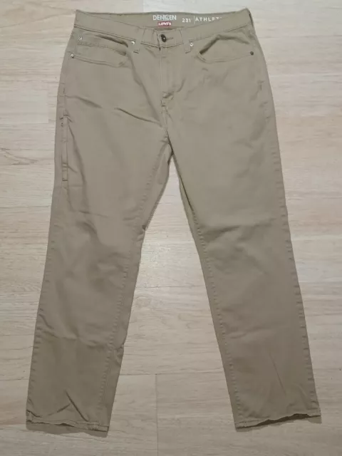 Levis denizen 231 deals athletic fit khakis