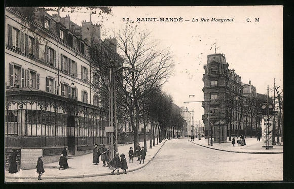 CPA Saint-Mande, La Rue Mongenot