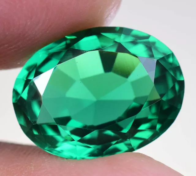 Natural Green Emerald 10.80 Ct Oval Cut AGL Certified Stunning Loose Gemstone