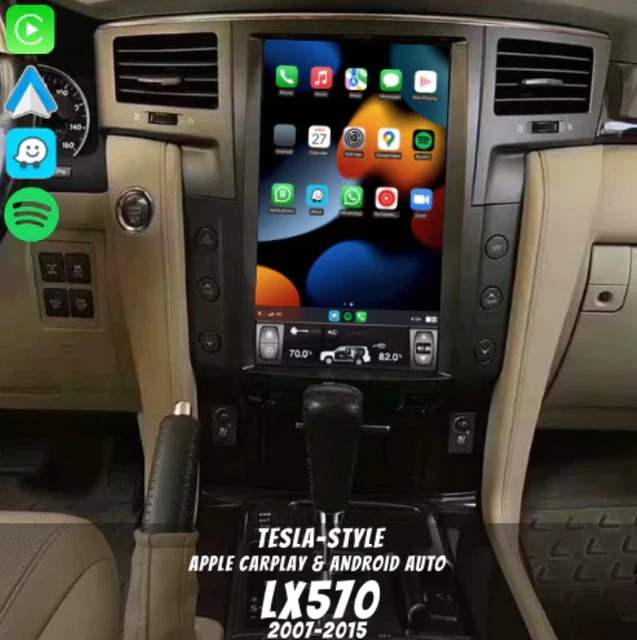 LEXUS LX570 20072015 Apple Carplay & Android Auto TeslaStyle £924.95
