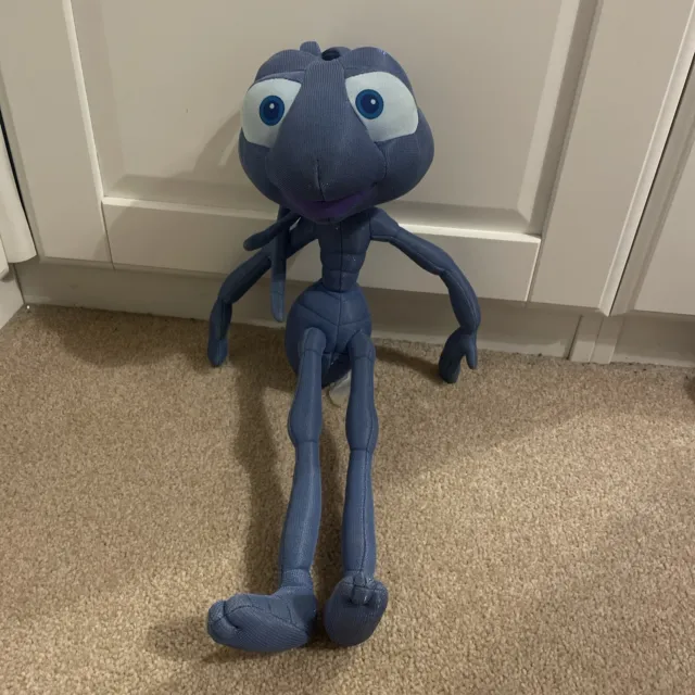 Vintage Applause Disney Pixar A Bugs Life 18 Inch Flik Plush Soft Toy Teddy