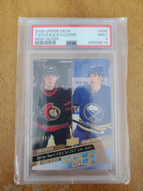 2019 Upper Deck Young Guns Canvas John Marino #458 PSA 10 New Jersey Devils