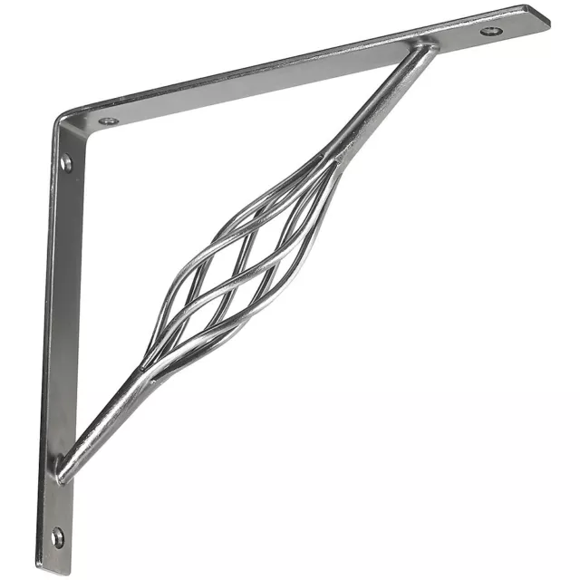 STANLEY DECORATIVE  S25-0594 RUSTIC Shelf Bracket 7"X 8" ANTIQUE PEWTER