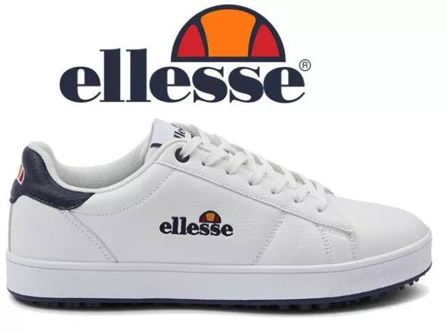 Ellesse Aquila Mens Golf Shoe Spikeless Golf Shoes White NEW 2024 FAST DELIVERY