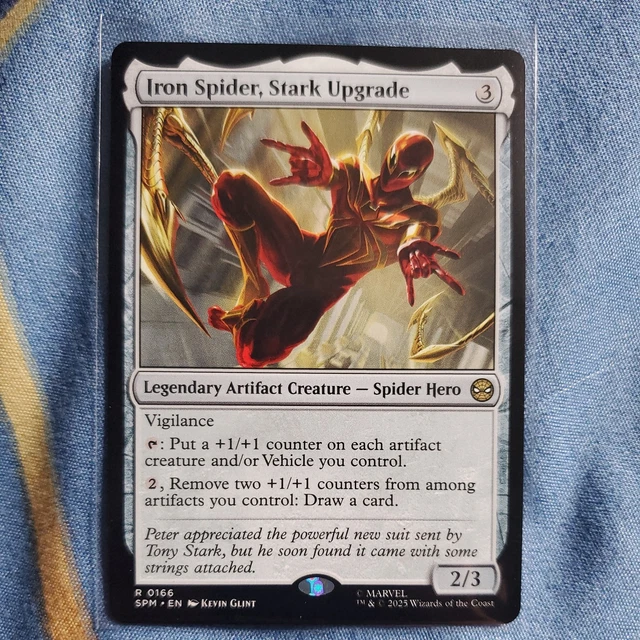iron spider mtg card Marvel Legends x Magic: The Gathering main image 0