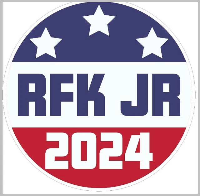 RFK JR PRESIDENTIAL Demcrat Sticker Decal 2024 Rfk Jr Pick Your Size 3