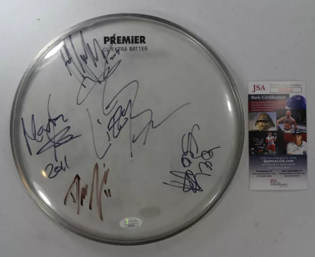 Signed Lizzy Borden Autographed Drumhead Drum Certified Authentic Jsa Ii10141