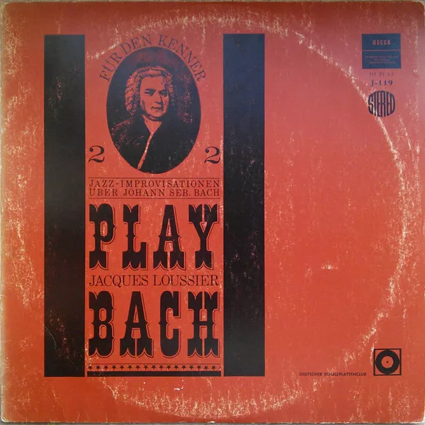 Jacques Loussier Play Bach 2 JazzImprovis LP Album Vinyl Schallplatte 214425