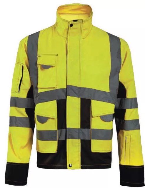 Ropa laboral .Chaqueta multibolsillos. AMARILLO.Talla-L NORTHWAYS 1221 Asfur