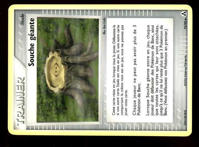 Pokemon Ex Crea Legendes Unco N°  75/92 Souche Geante