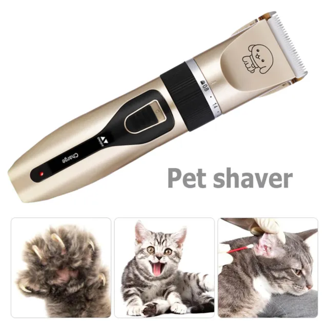 Cat Dog Hair Clipper Grooming Kit USB Rechargeable Electric Clipper Pet Supplies 3