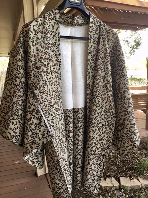 Japanese silk kimono jacket Haori