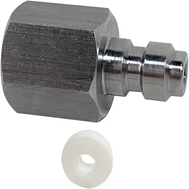 1/8 NPT 8mm Quick-Disconnect Plug Adapter Stainless Steel  High-quality