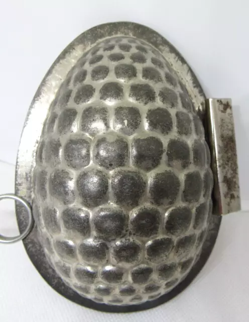 Antique Chocolate Mold Easter Egg 5" Tall