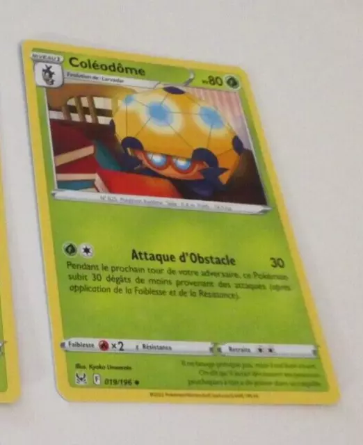 Pokemon Origine Perdue Francaise Card Carte Coleodome 019/196 Vf Fr Jcc Neuf