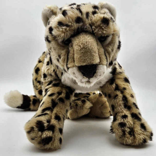 FAO SCHWARZ TOYS R US Cheetah Leopard Cat 28 Plush Stuffed Animal Toy Realistic 52.30 PicClick AU