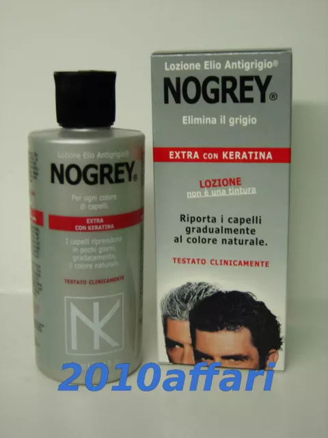 Elio NOGREY Lotion Extra Mit Keratin Anti Grau 200 ML Neu
