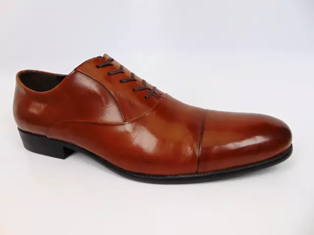 KENNETH COLE NEW York Chief Council Brown Leather Oxfords Dress Shoes ...