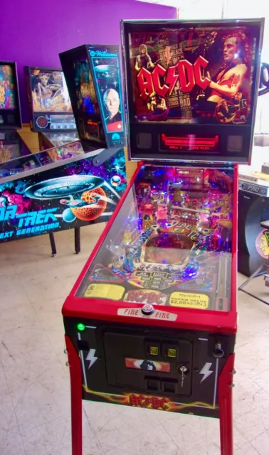 AC DC Premium Pinball Machine by Stern ** Museum Quality **