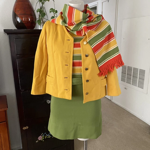 Vintage TWA Flight Attendant Stewardess Dress Uniform 1968 Trans World Airline