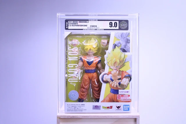 Tamashii S.H. Figuarts Dragon Ball Z Super Saiyan Full Power Goku Graded AFA 9.0
