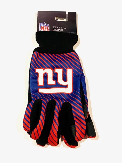 New York Giants Texting Gloves Football Gloves Polyester Gloves NFL Giants NYG!