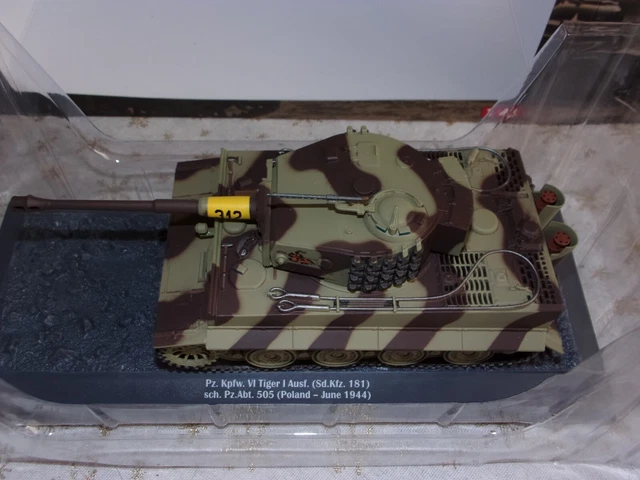 Miniature Char Pz.Kpfw.III Ausf.G 1/43 - 13.Panzerkompanie Mielke 1944 - IXO Altaya