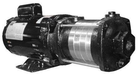 Dayton 5Uxf5 Multi-Stage Booster Pump, 3/4 Hp, 120/240V Ac, 1 Phase, 3/4 In Npt