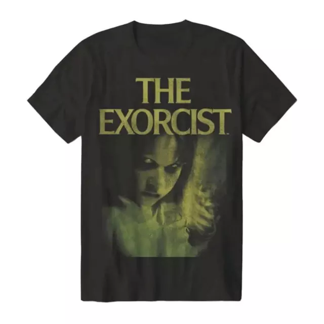 The Exorcist Regan Possession Black Crew Neck Cotton T-Shirt - Sizes S to XXL