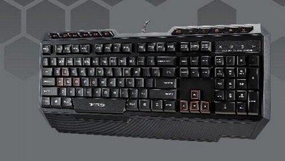 RAPOO vPro v55 illuminato Gaming Keyboard Black ITA Layout QWERTZ 