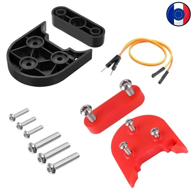 Kit Rehausse Garde-boue Et Béquille Xiaomi M365 - Pro, 2, 1S, Essential - Utopya Rouge