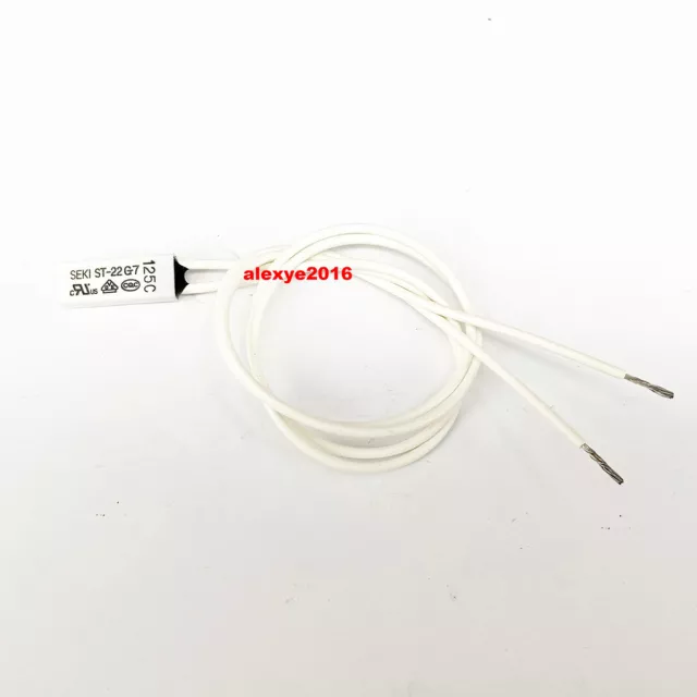 THERMASTER 125°C Thermo Fuse Thermistor Switch 125 Degrees 10A/250V AC T220  DT7 