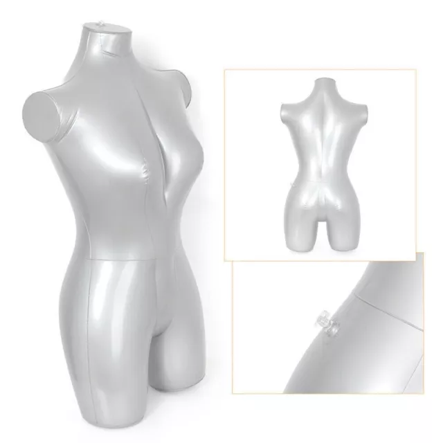 Compact and Portable Woman's Full Body Inflatable Mannequin Fashion Model Tool