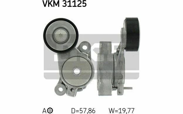 SKF Galet tendeur (courroie d'accessoire) pour AUDI A1 SKODA FABIA VKM 31125