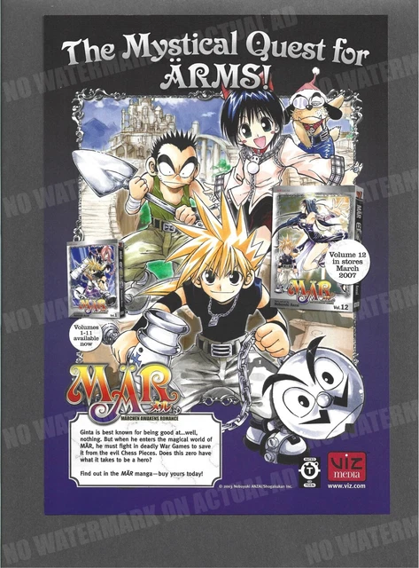 MAR Marchen Awakens Romance Viz Media Trade Print Magazine Ad Manga ADVERT