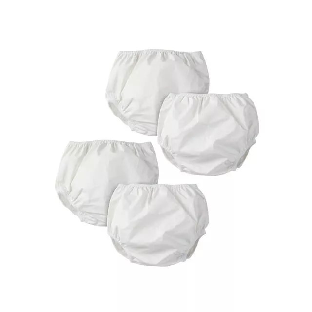 Gerber Training Underwear Toddler White 3-6M Reusable Waterproof Nylon 2-Pack