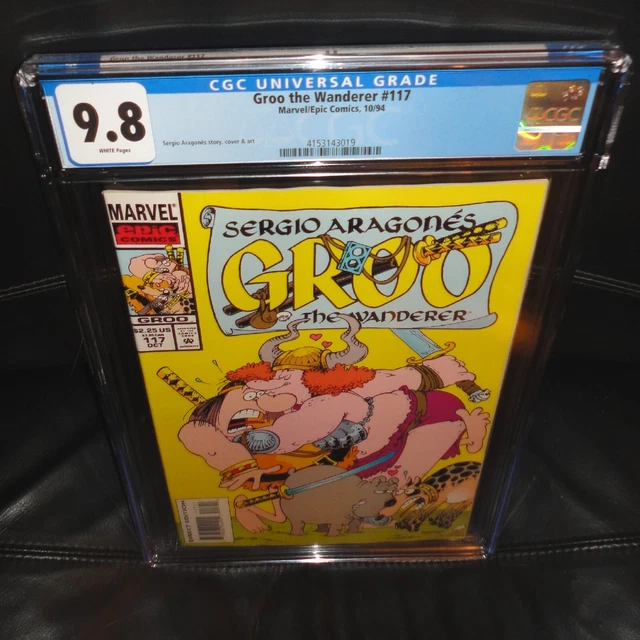 Groo The Wanderer 117 CGC 9.8 NM/MT Sergio Aragones Marvel Epic 1994 Low Print