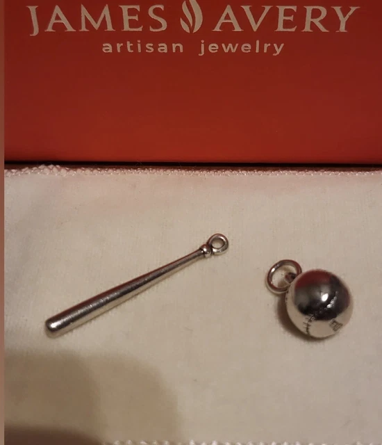 James avery on sale baseball bat charm