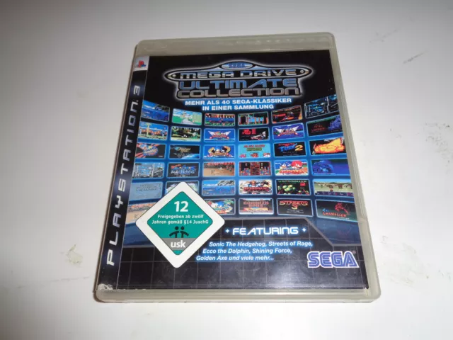 PlayStation 3 PS 3  SEGA Mega Drive Ultimate Collection